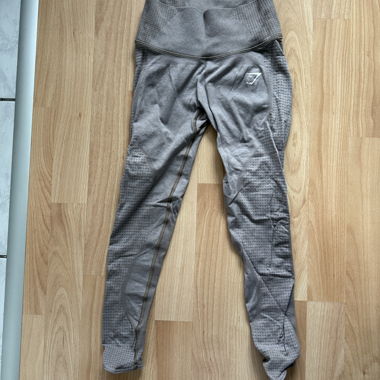 Leggings Gymshark Vital Rise Seamless Taupe Marl S