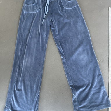 Blue Velvet Pants