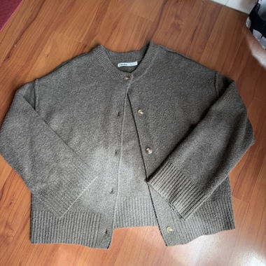 Cardigan-Pull marron XS