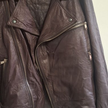 Yves Saint Laurent Lederjacke