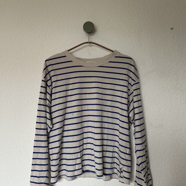 Monki gestreiftes Langarmshirt S