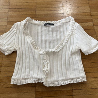 Top blanc Zara