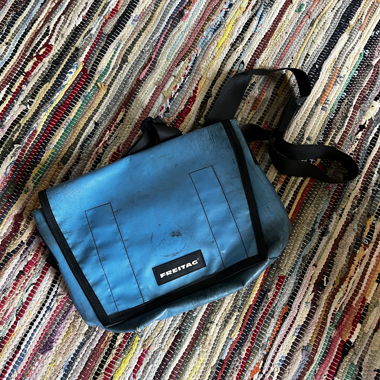 Sac bandouliere Freitag bleu clair - grande taille