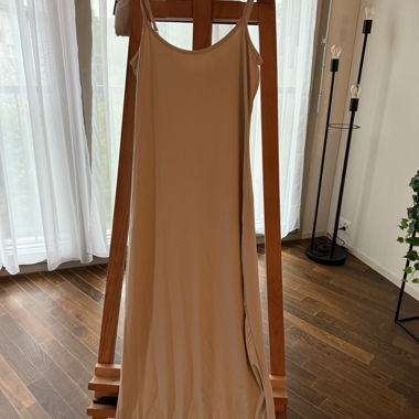 Beige long dress