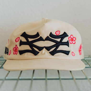 Casquette oMA Studios NY Cherry Blossom (Crème)