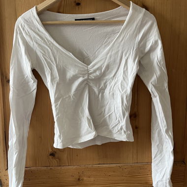 brandy melville langarm weiss