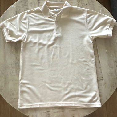 Chemise polo beige 