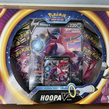 Scatola Pokemon Hoopa V EN sigillata -Evolving Skies etc.