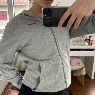 Nike Hooded Jacket grey/pink