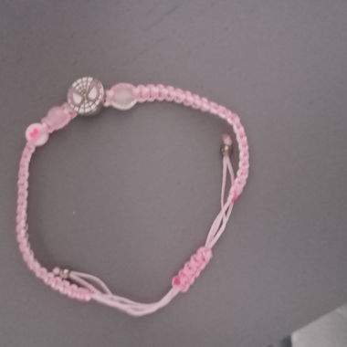 Pink Beaded Bracelet