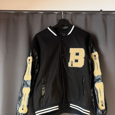 Giacca varsity nera