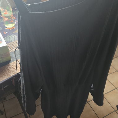 Kleid in Wolloptik
