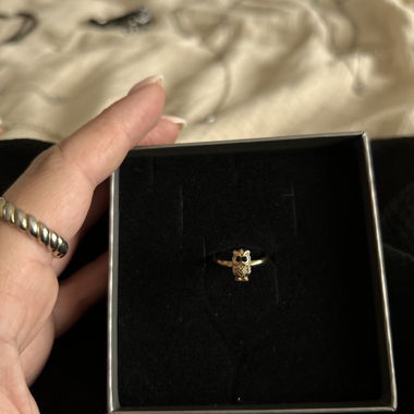 Fancy Golden Owl Ring