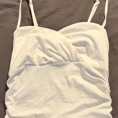 White top with straps