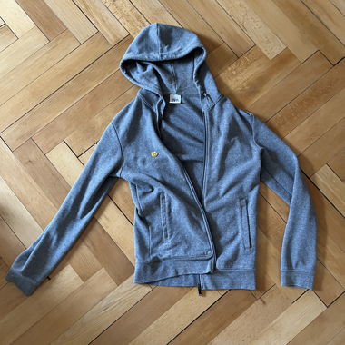 Sweat à capuche gris Zara