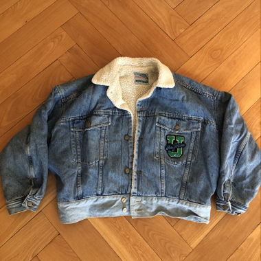 Vintage Jeansjacke, gefüttert