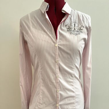 Bluse mit Rosa Streifen