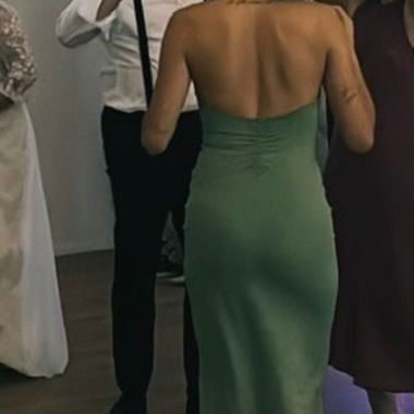 Green Neckholder Dress
