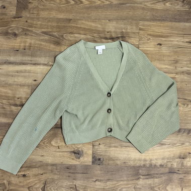 cardigan verde