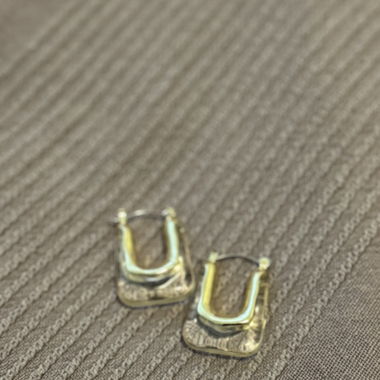 Transparent earrings