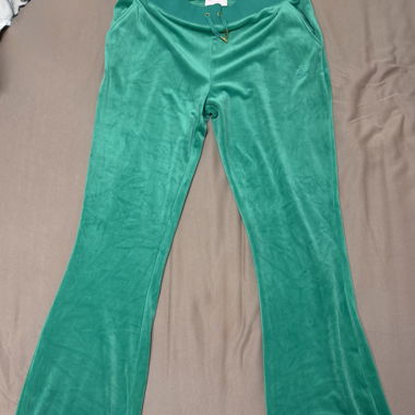 Juicy Couture Velour Hose grün