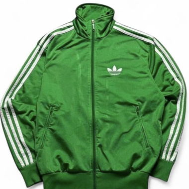 Grüne Adidas Trainingsjacke