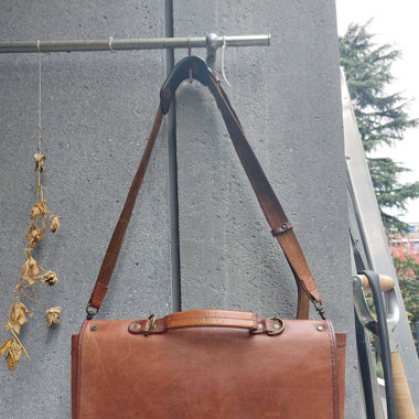 Vintage leatherbag Bree