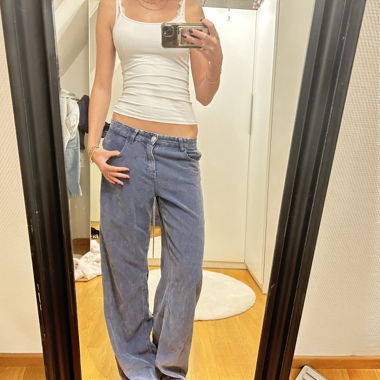 Fabric trousers