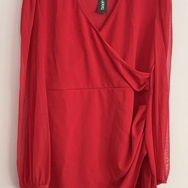 Vestito rosso Boohoo taglia EU 48