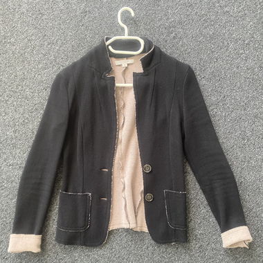 Women's Blazer black-beige