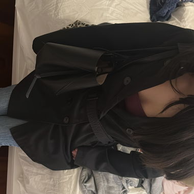 Trench-coat noir
