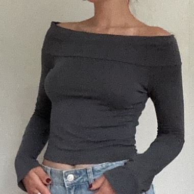 Schulterfreies Top