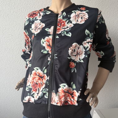 Blouson con motivo floreale