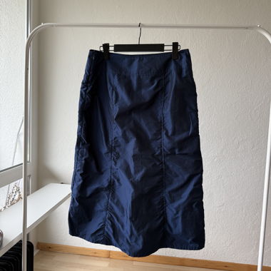 Medelaine Grosse 42 Tafta Skirt Edge Dark Blue