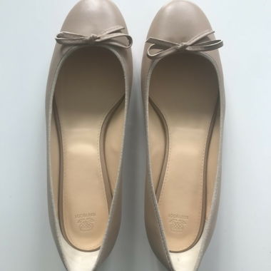 Ballerinas aus Leder