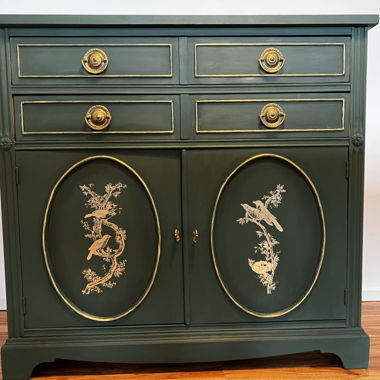 Antique Wardrobe with Drawers h84/w88.5/d43