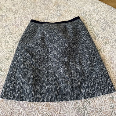 Patterned midi skirt