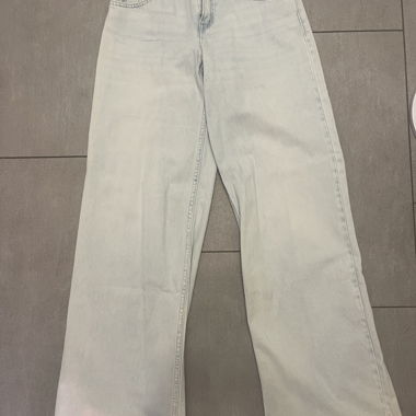 Bershka breite lowwaist Jeans