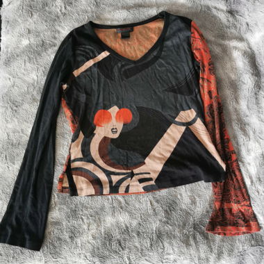 Haut Custo Barcelona – Taille S – Pièce arty