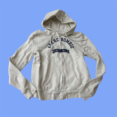 Abercrombie Hoodie mit Reissverschluss