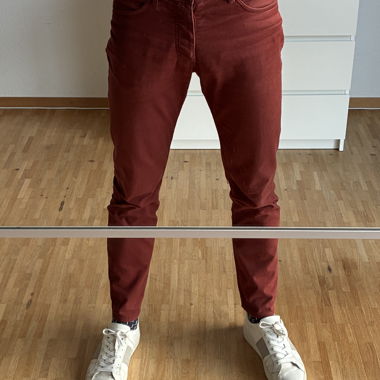 Jean slim rouge H&M taille 30