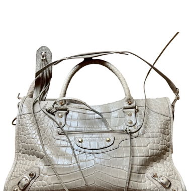 Beige Balenciaga City Bag
