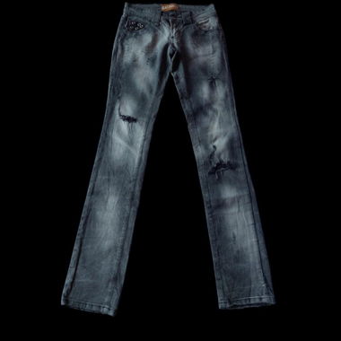 Jeans John Galliano sbiaditi