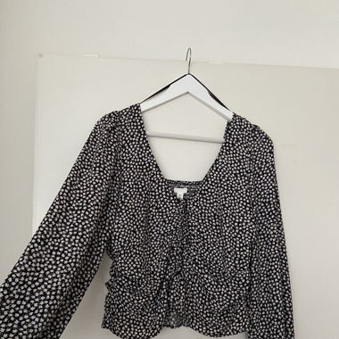 drapierte bluse