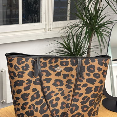 Coach Leopard Tote Bag Neu