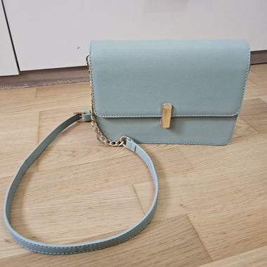 Sac bandoulière turquoise