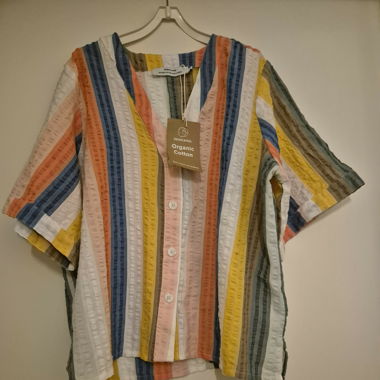 Dedicated: Blouse Odense Stripes Multi Color