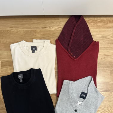 Lot de 4 pulls homme