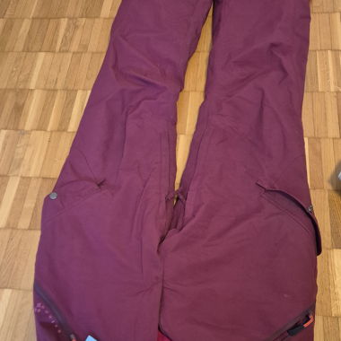 Pantaloni da sci bordeaux