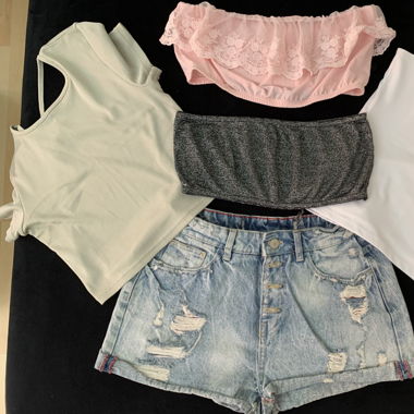 SWEET SHORTY&CROPS SUMMERPACKAGE XS